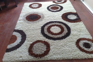 This is how you clean the Shaggy Rugs!
