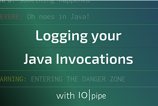 Logging your Java Invocations with IOpipe