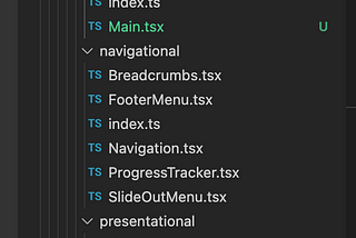 React app design patterns — split layout