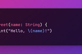 Swift Functions