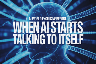 AI World Exclusive Report: When AI Starts Talking to Itself