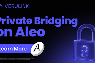 Verulink Update: Private Bridging live on Testnet