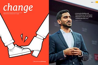 Bertelsmann Stiftung publishes about DreamSpace Academy in the change Magazin !!!