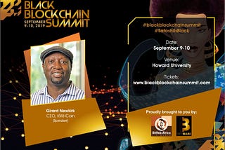 KWHCoin CEO to Speak at 2019 Black Blockchain Summit at Howard University