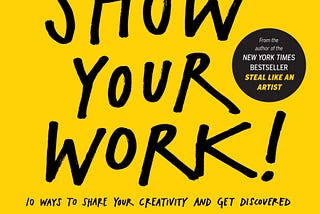 Austin Kleon, Show Your Work, and Amazon