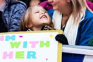 15 little girls who couldn’t be more excited electing the first woman president.