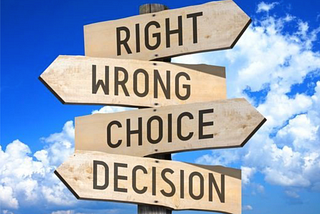 Making choices can give the illusion that decisions are being made