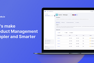 Zeda.io — Purpose and Plan to improve Product Management