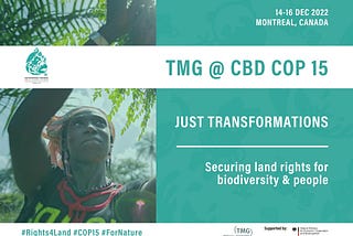 Linking biodiversity conservation to human rights: A much-needed conversation at CBD 15