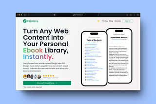 Convert URLs to Ebook with Ebookany: Your Ultimate Guide