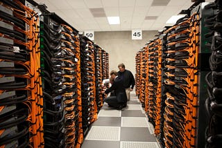 What are the major components of a data center?