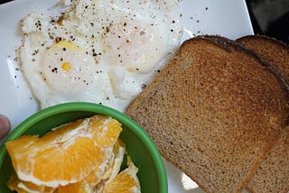 Eggs and Toast.