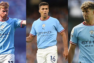 The importance of Kevin De Bruyne, Rodrigo, and John Stones in the 2022/23 season