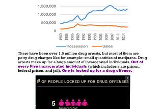 Drug related offense disparities between White individuals and Black individuals