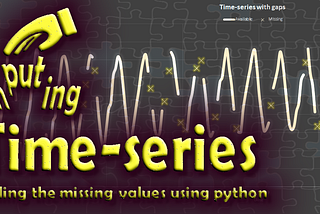 Filling gaps of a time-series using python.