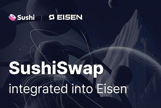 Eisen Partners with SushiSwap