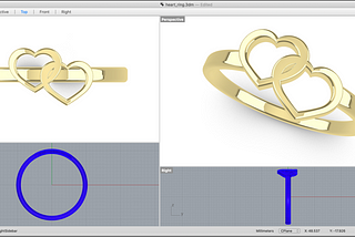 Use the Boolean Intersection Command for Ring Design