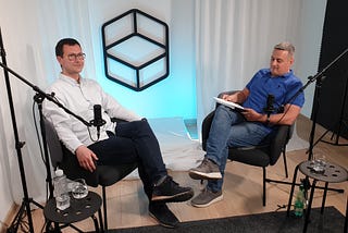Nemanja Timotijevic and our guest, Ivan Gligorijevic in the ChairTalks studio getting ready for shooting
