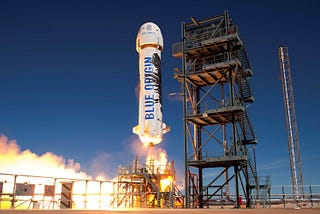 What is the New Shepard rocket system by Blue Origin?