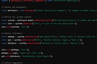 Using Pulumi and Structurizr to Build a C4 Model