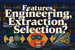 Features Engineering, Extraction, and Selection. What are the Differences?