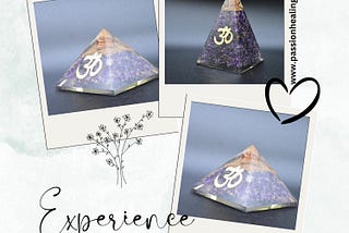 Amethyst OM Orgone Pyramid