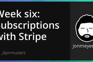 Implementing Subscriptions With Stripe