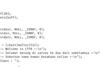 Writeup — CTFR: Survey ke 2