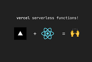 Vercel serverless function in NodeJS