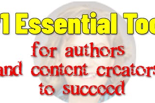 #1 Essential Tool for authors and content creators to succeed