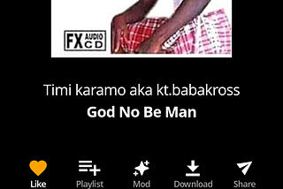 Thank God God No Be Man