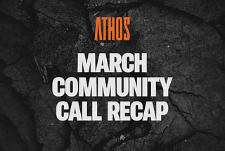 March Community Call Recap