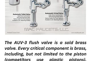 Motion Sensor Urinal Flush | Electronicfaucet.com