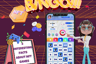 5 interesting facts about NFT Games. Designed by Bingo F. Team