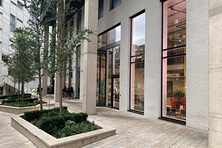 Zudu’s new London office building (from outside)