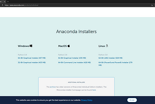 วิธี install anaconda สำหรับ windows