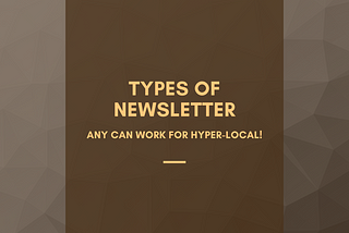 Types Of Newsletter