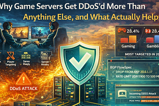 Why Game Servers Get DDoS’d More Than Anything Else, and What Actually Helps