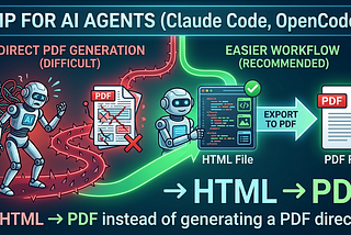 Generate HTML First, Then Export to PDF