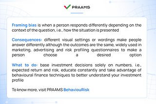 Framing bias. Your risk appetite is manipulated by how the broker’s questionnaire is worded.