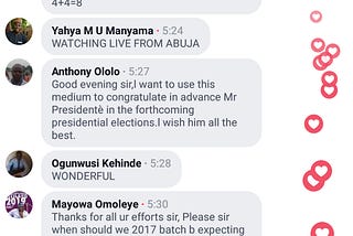 Transcribed Facebook Live Chat with Afolabi Imoukhuede