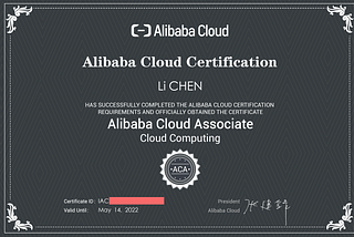 Alibaba Cloud Computing Certified Associate, Paris