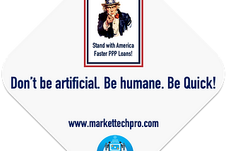 Artificial Intelligence? For PPP Loans? You kidding! Give me more ‘humane’!