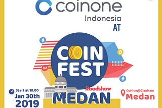 Meet us at COINFEST 2019 event by Coinvestasi!