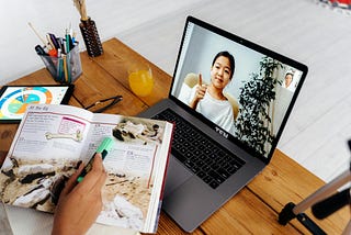 Teaching English Online | Photo by Antoni Shkraba