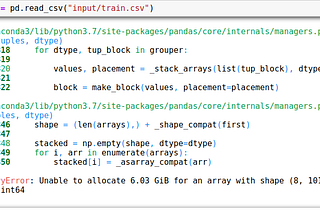 Reading and writing large datasets.