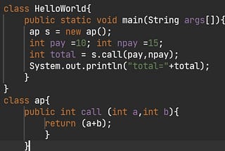 ตัวอย่าง Argument & Parameter[ java พื้นฐาน ]