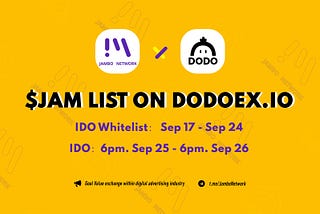 Jambo Starts IDO Whitelist is Open Now!