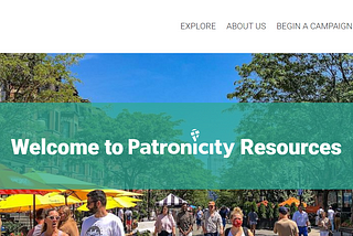 We’ve moved to Patronicity Resources!