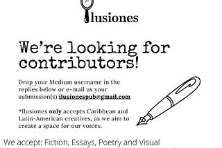 Ilusiones is looking for contributors!